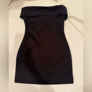 NEW Aritzia Strapless Black Cocktail Dress